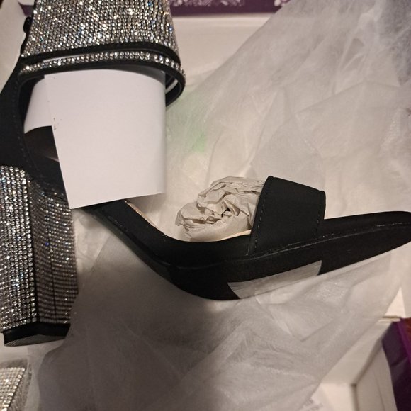 Black Suede Heels - Picture 2 of 6